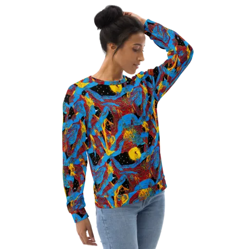 Chromatic Rebellion on a Sweatshirt