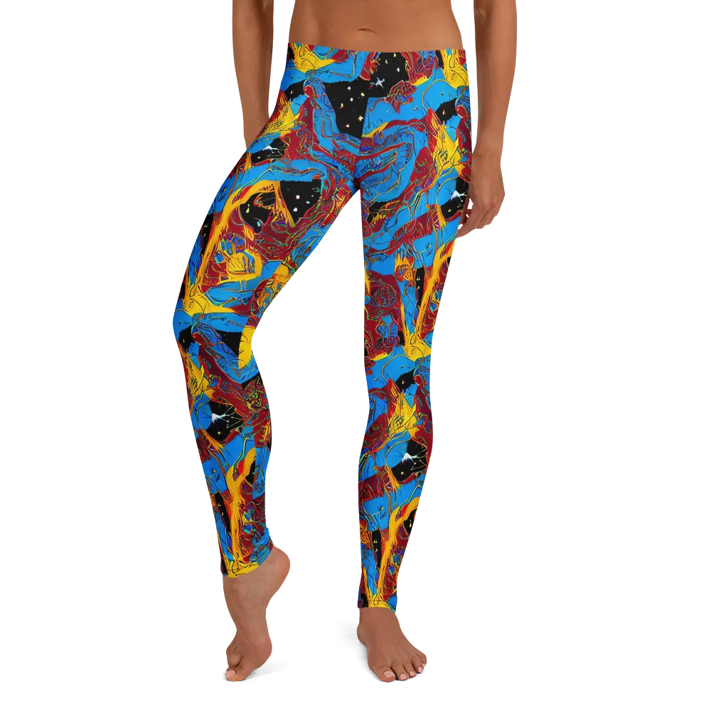 Chromatic Rebellion on Leggings — Front