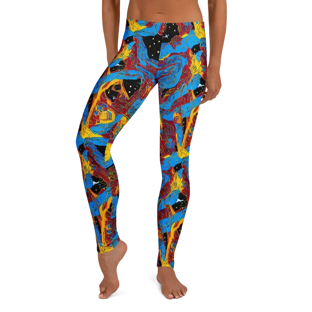 Chromatic Rebellion on Leggings — Front