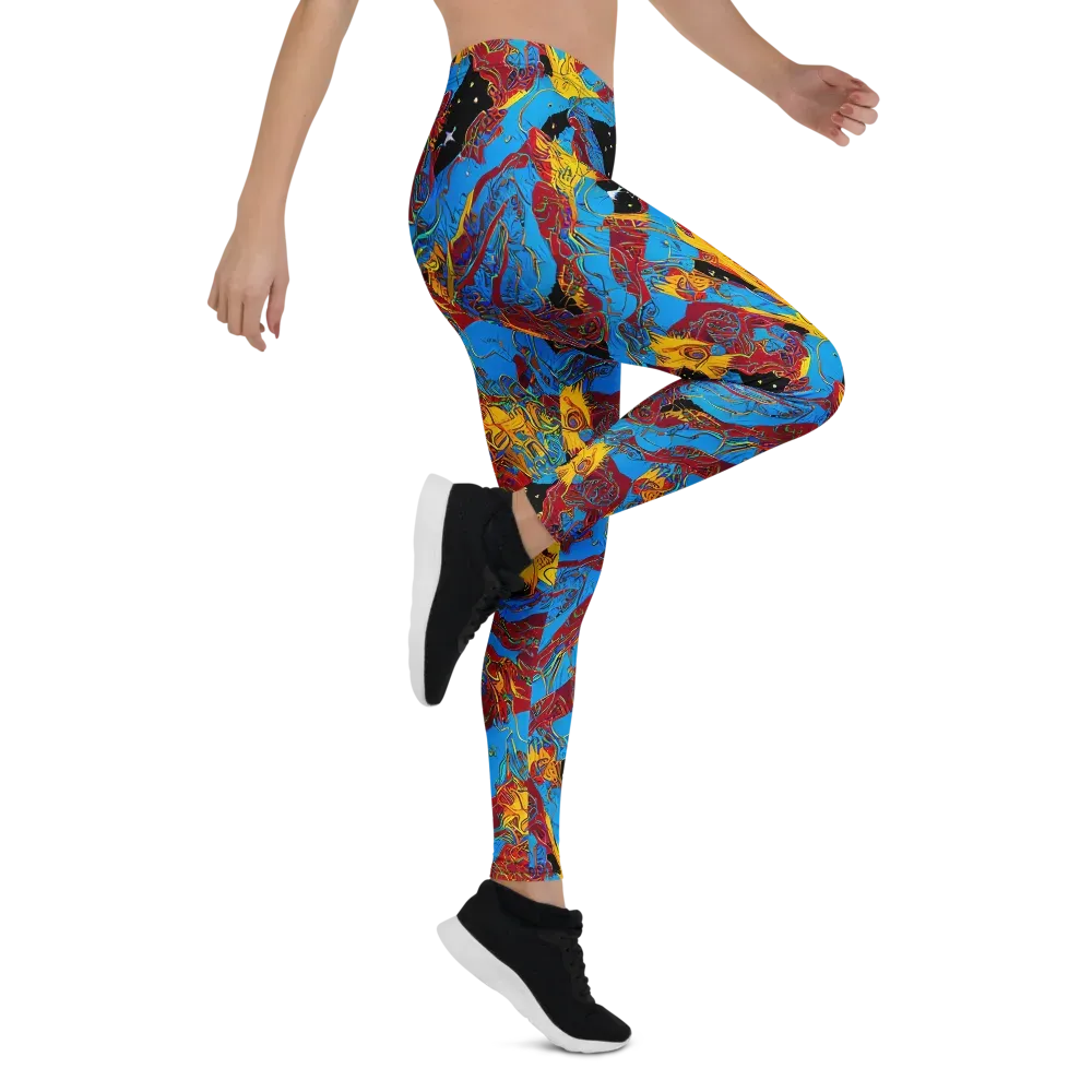 Chromatic Rebellion on Leggings — Right