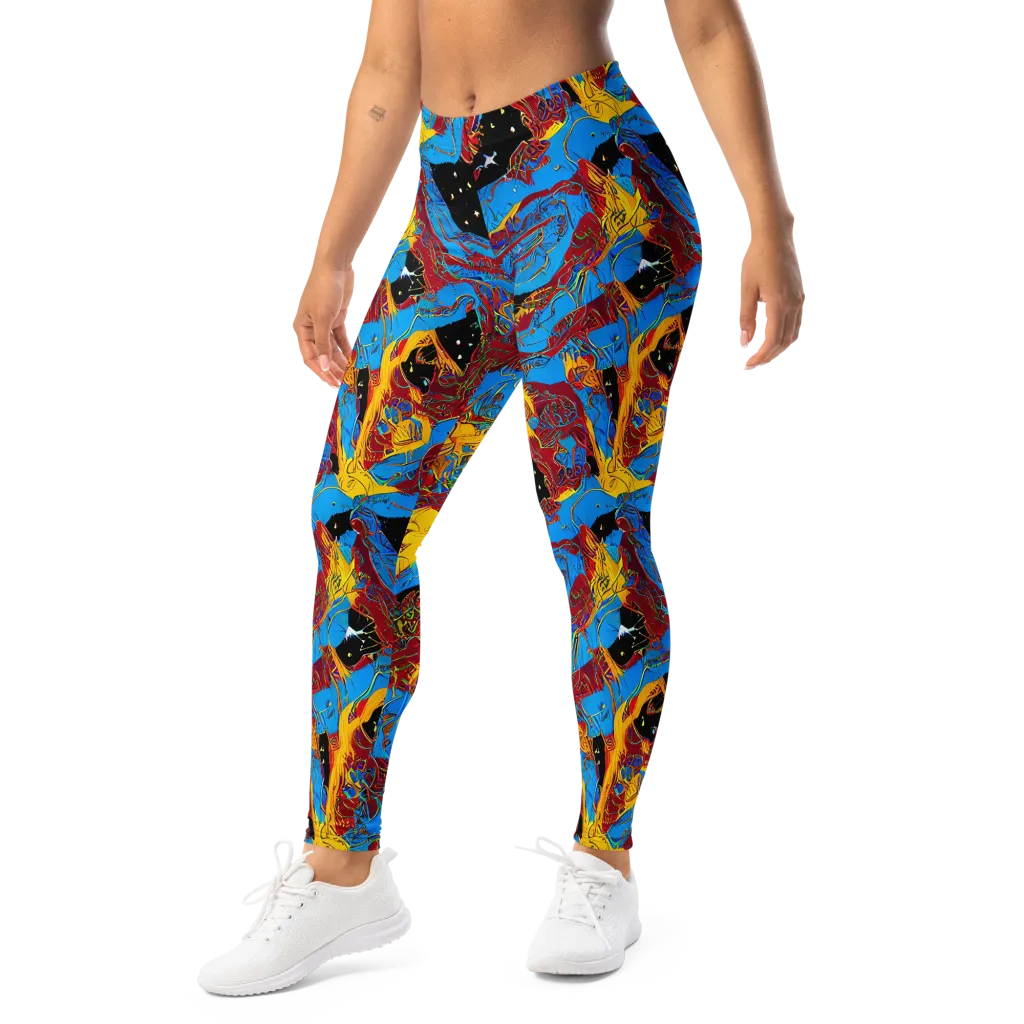 Chromatic Rebellion on Leggings — Left Front