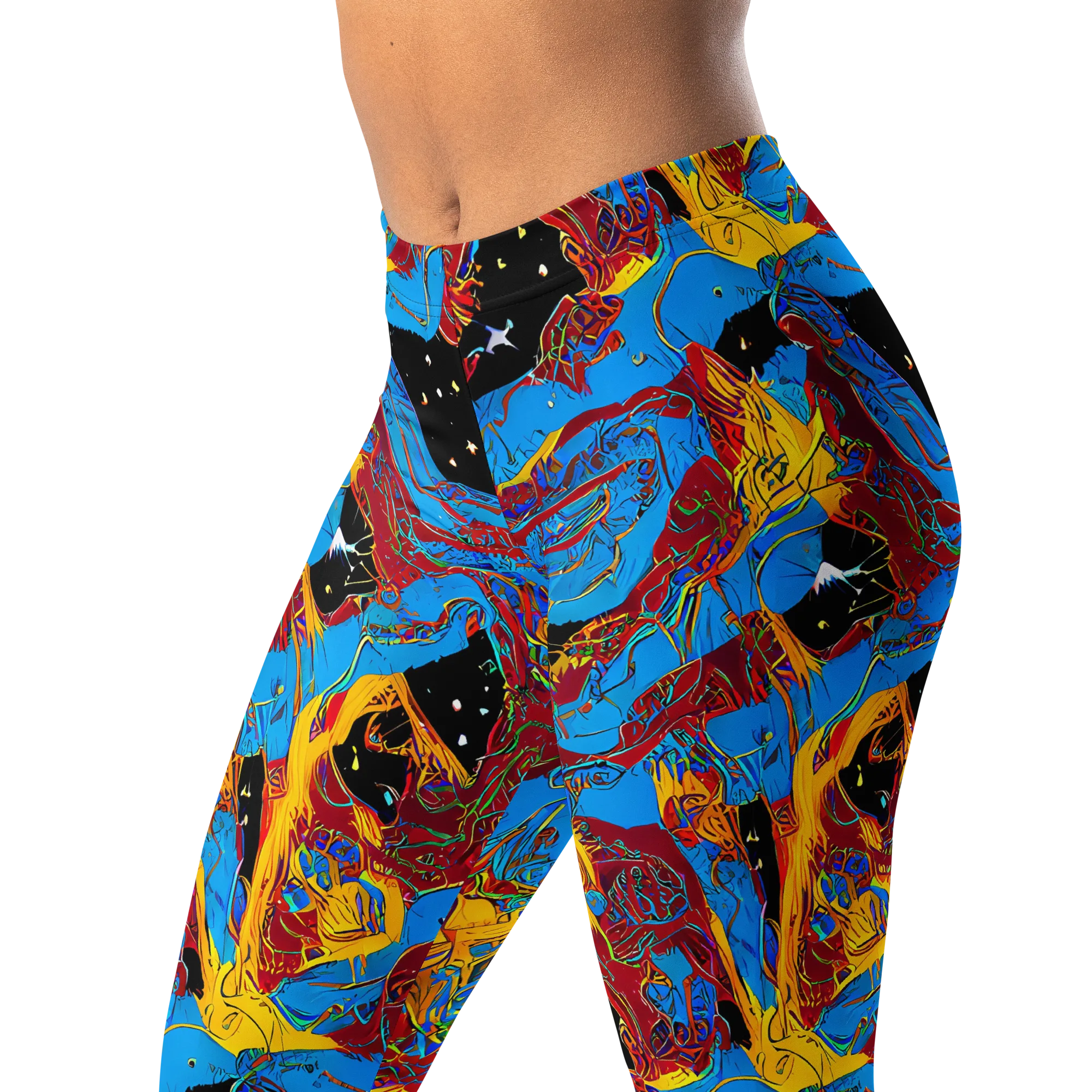 Chromatic Rebellion on Leggings — Left Front
