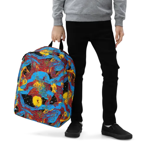 Chromatic Rebellion on a Minimalist Backpack