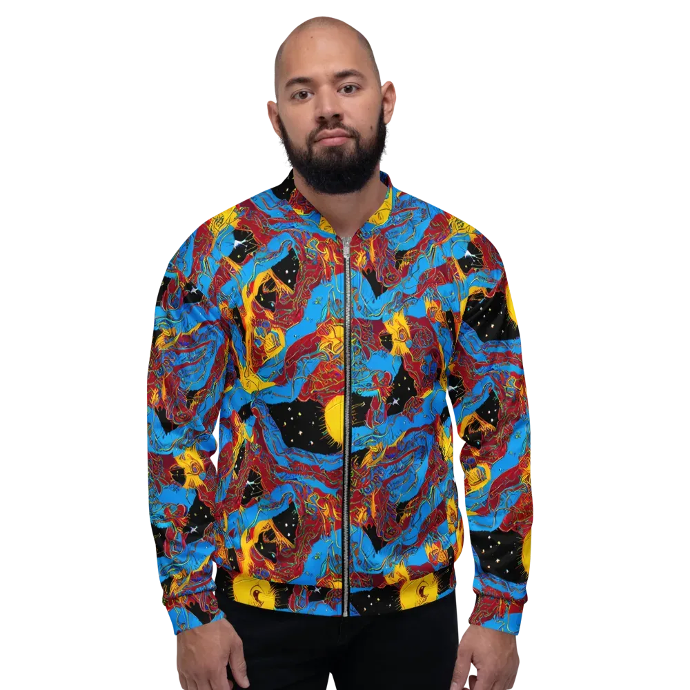Chromatic Rebellion on Bomber Jacket — Front