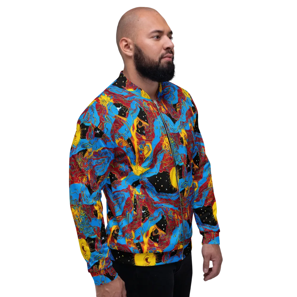Chromatic Rebellion on Bomber Jacket — Right
