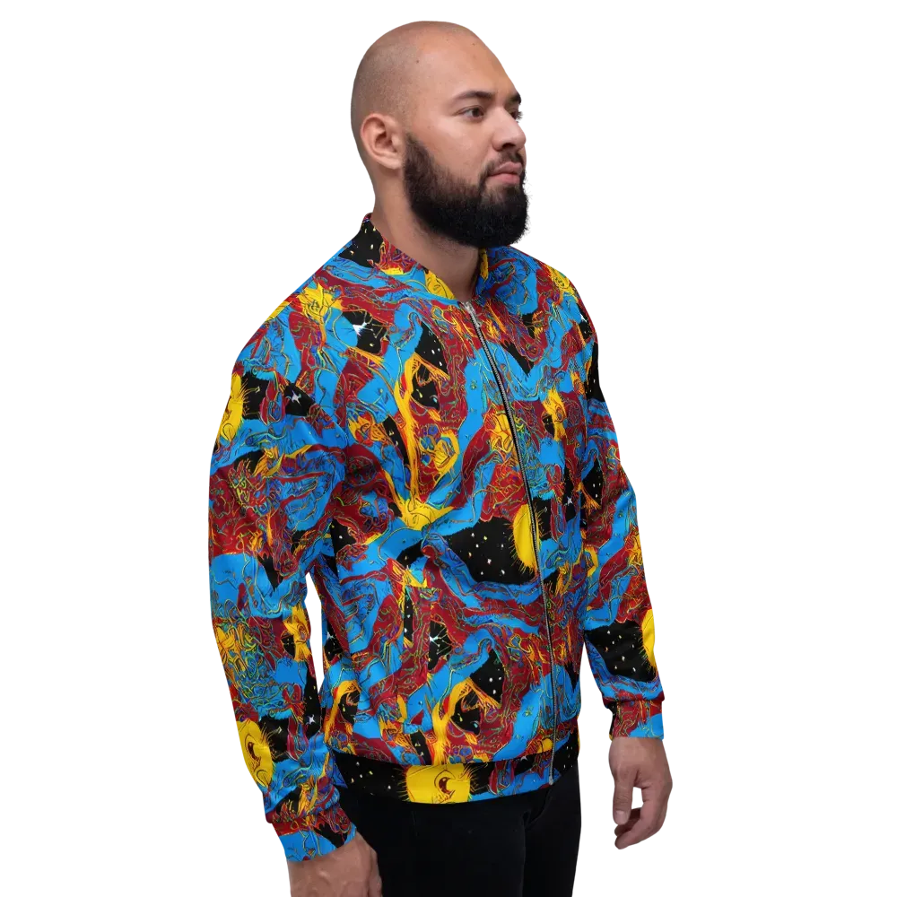 Chromatic Rebellion on Bomber Jacket — Right