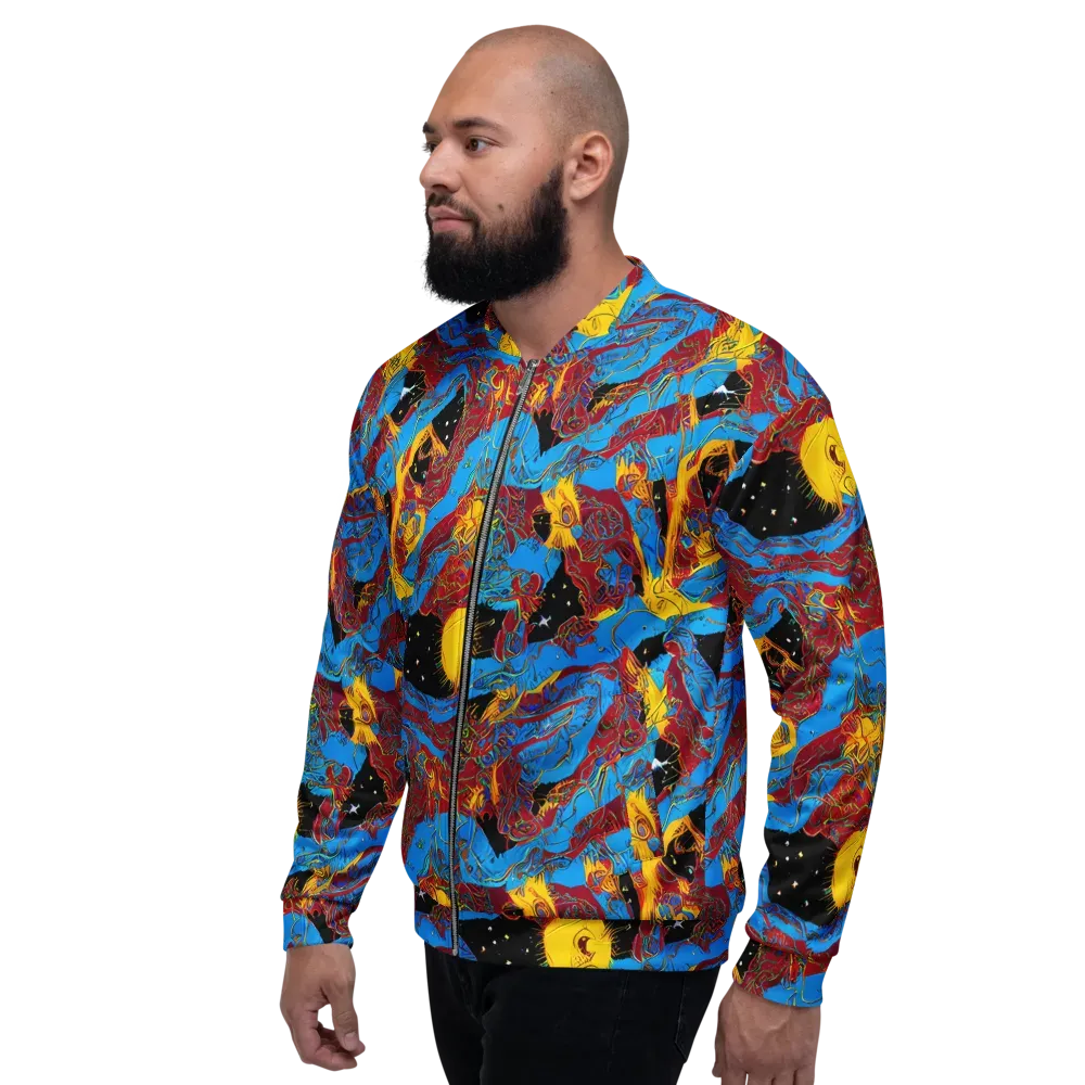 Chromatic Rebellion on Bomber Jacket — Left