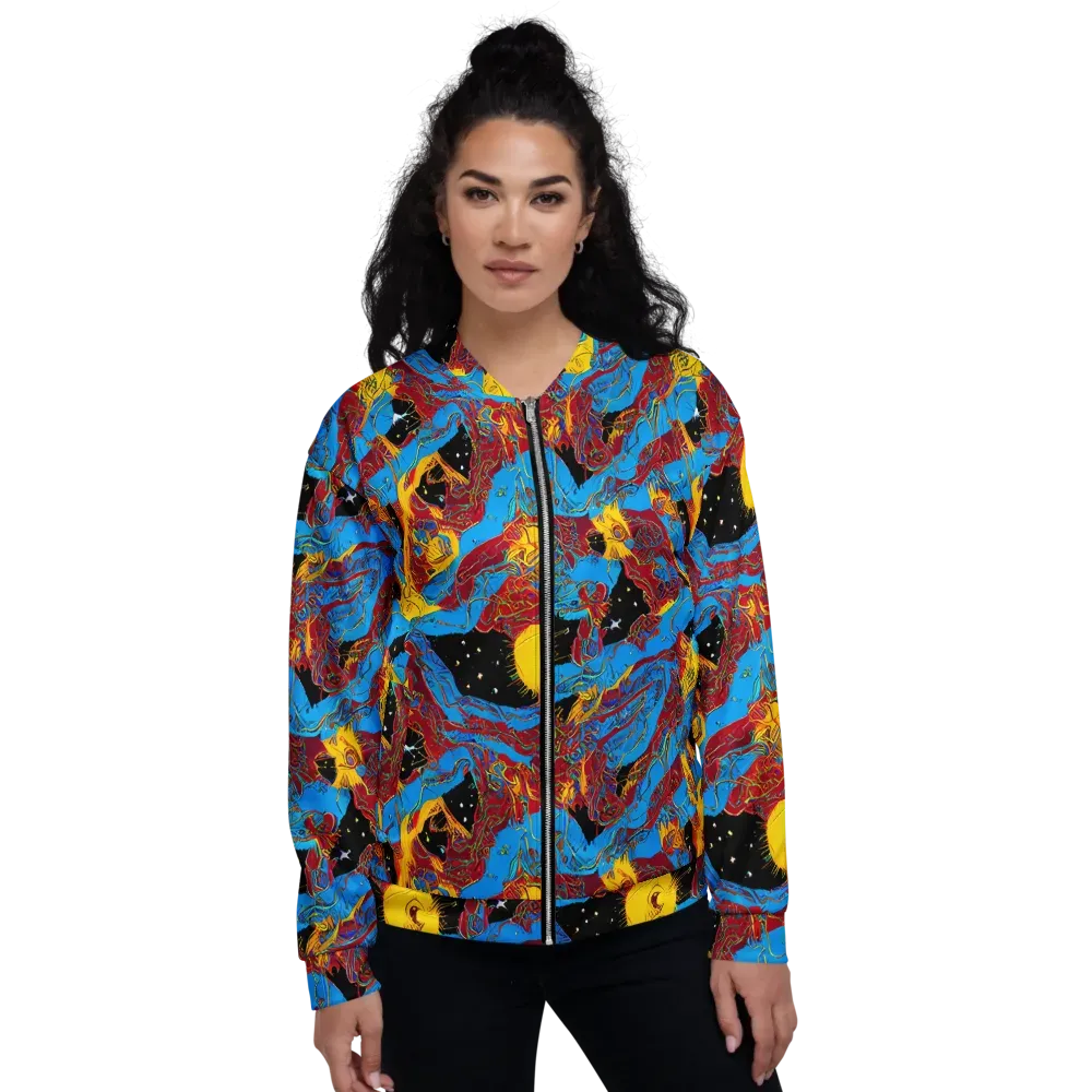 Chromatic Rebellion on Bomber Jacket — Front