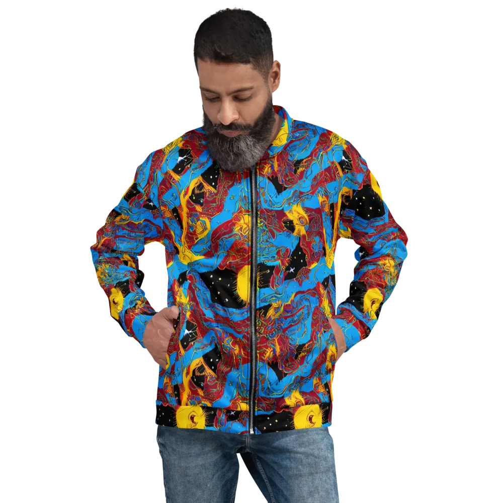 Chromatic Rebellion on Bomber Jacket — Front
