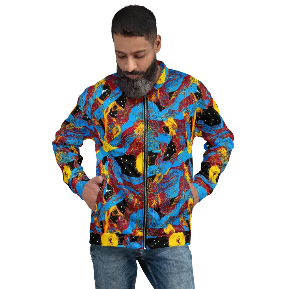 Chromatic Rebellion on Bomber Jacket — Front