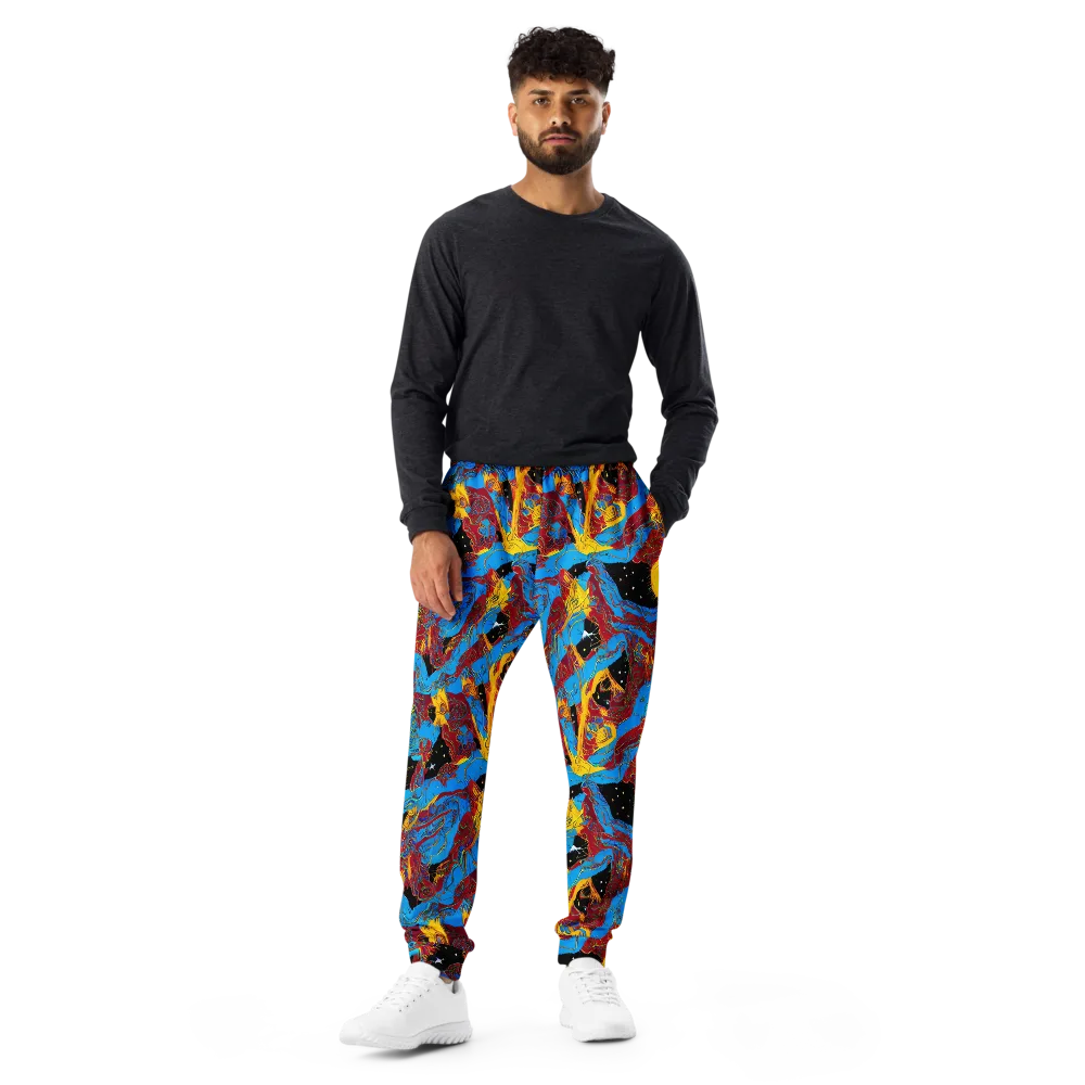 Chromatic Rebellion on Men's Joggers — Front