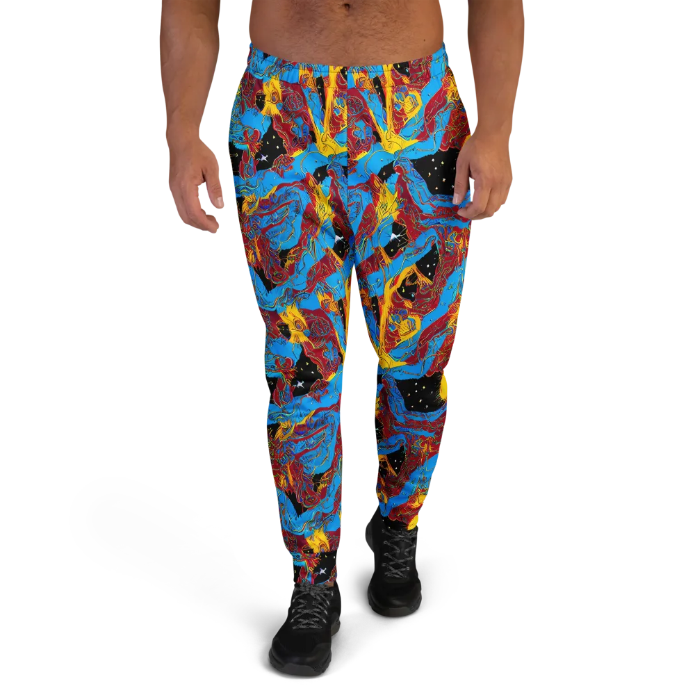 Chromatic Rebellion on Men's Joggers — Front