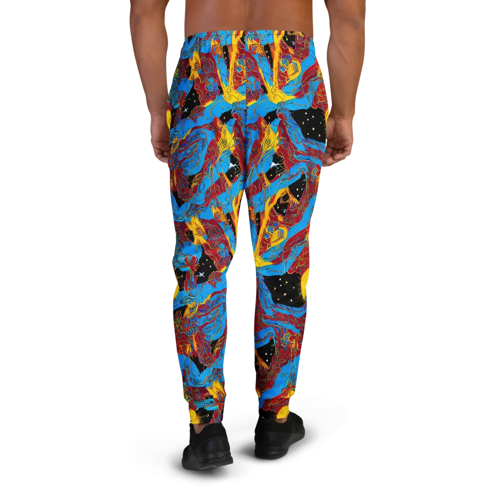 Chromatic Rebellion on Men's Joggers — Back