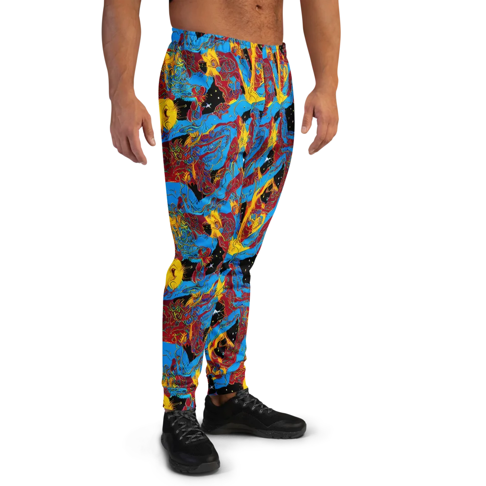 Chromatic Rebellion on Men's Joggers — Right