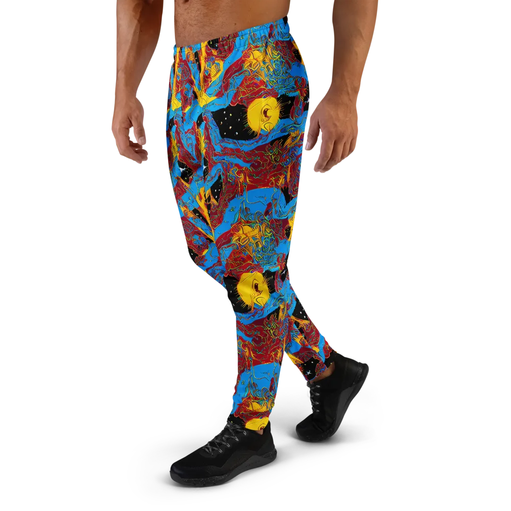 Chromatic Rebellion on Men's Joggers — Left