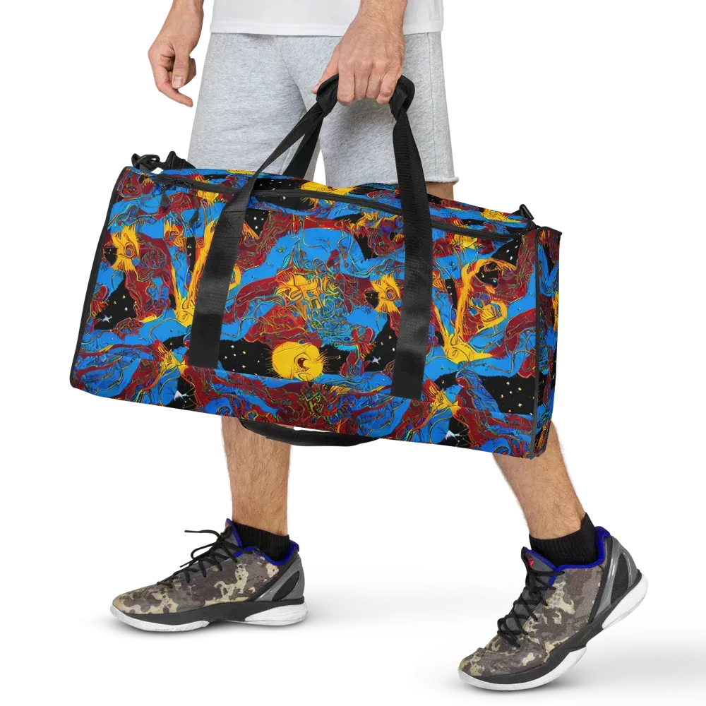 Chromatic Rebellion on Duffle Bag — Front