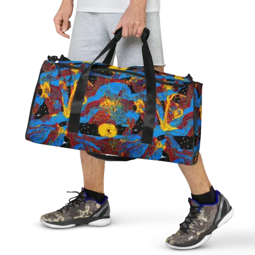 Chromatic Rebellion on a Duffle Bag