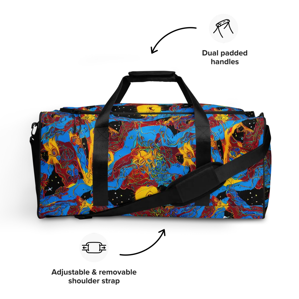 Chromatic Rebellion on Duffle Bag — Front
