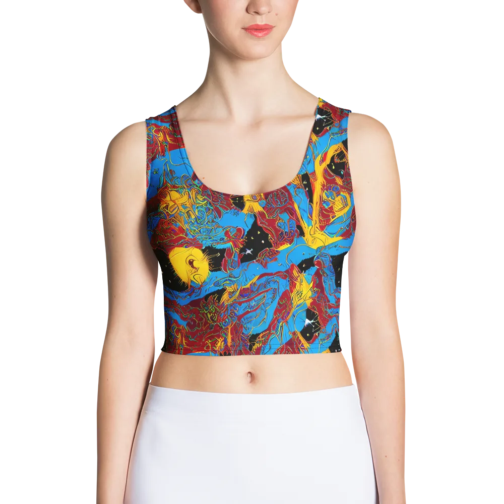 Chromatic Rebellion on Crop Top — Front