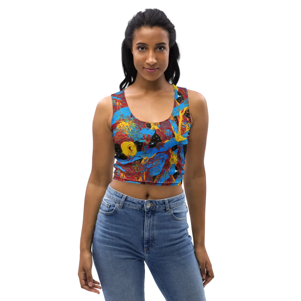Chromatic Rebellion on Crop Top — Front