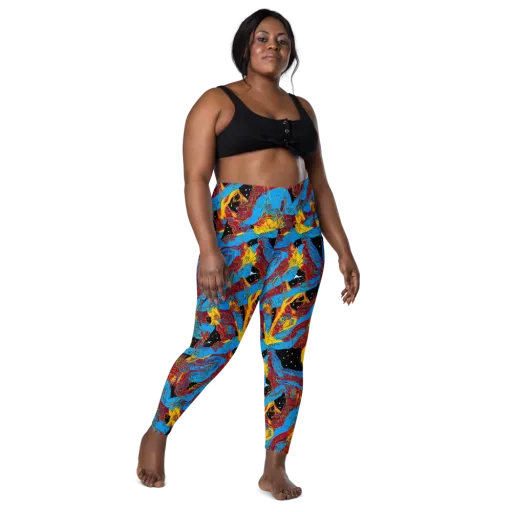Chromatic Rebellion on a Leggings with Pockets