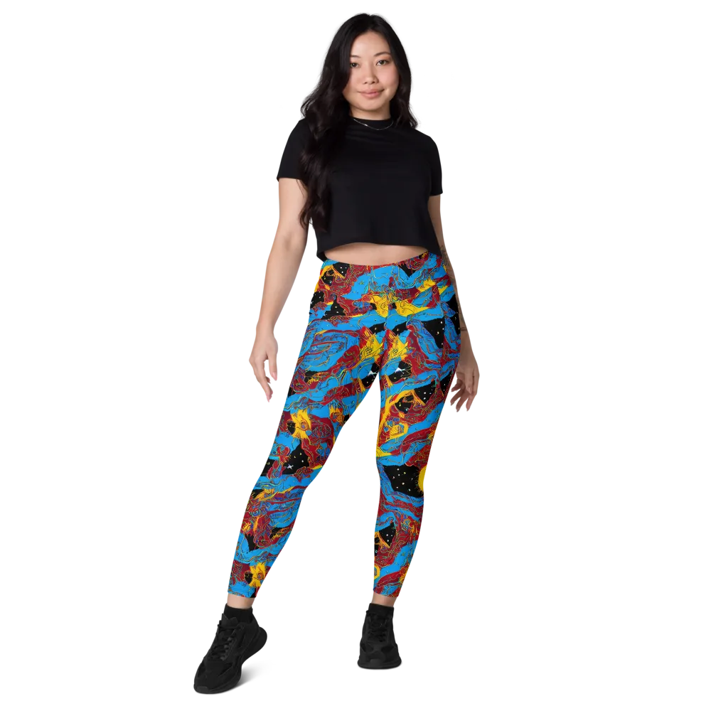 Chromatic Rebellion on Leggings with Pockets — Front