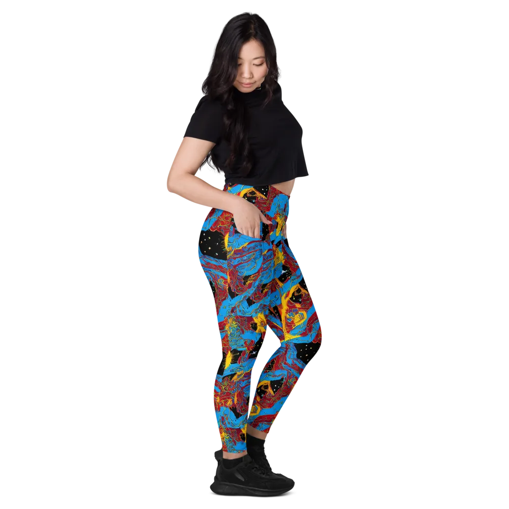 Chromatic Rebellion on Leggings with Pockets — Right