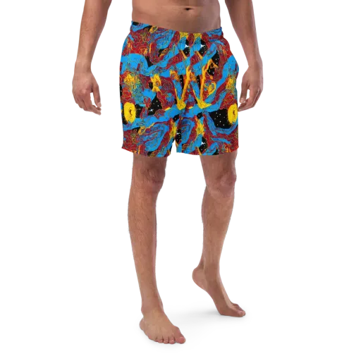 Chromatic Rebellion on a Swim Trunks