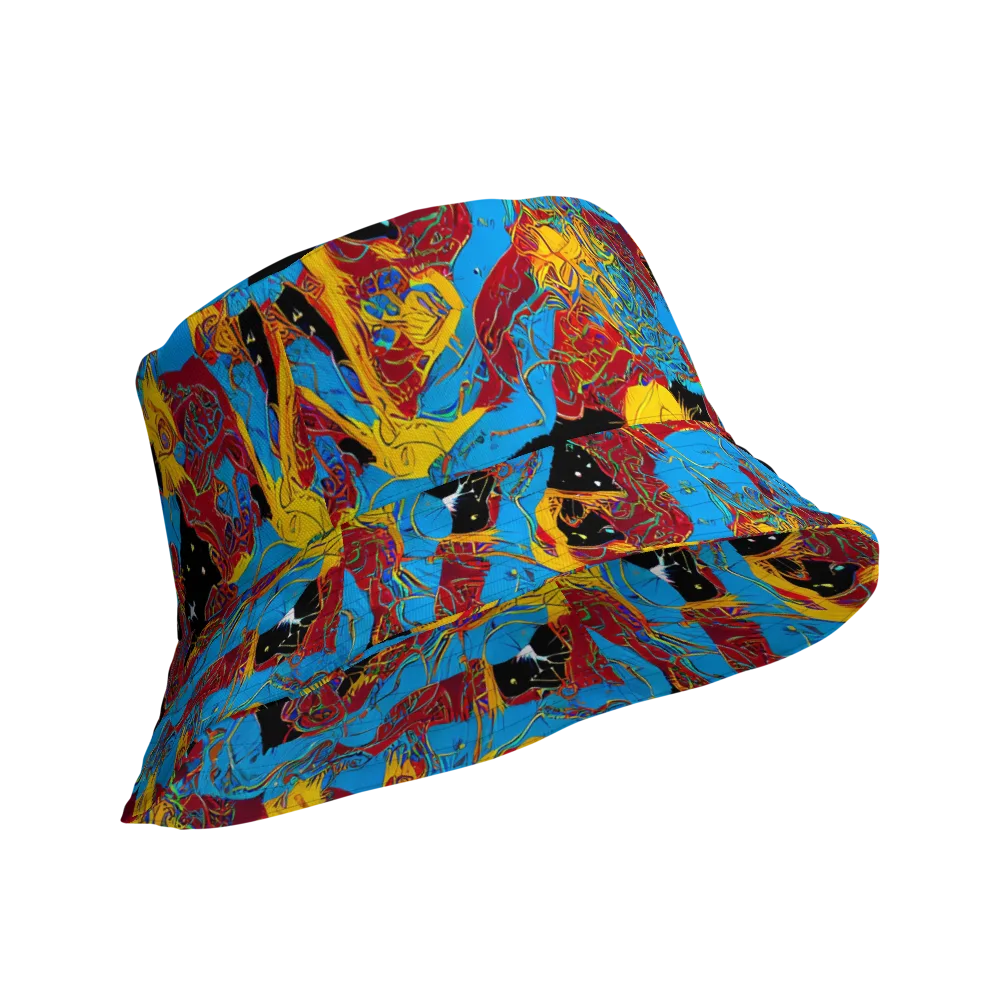 Chromatic Rebellion on Reversible Bucket Hat — Product details Outside