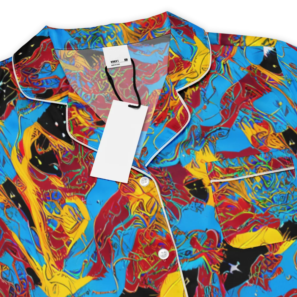 Chromatic Rebellion on Women's Short Sleeve Pajama Top — Product details