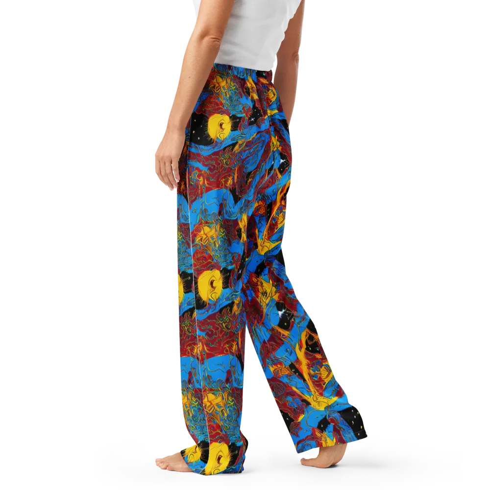 Chromatic Rebellion on Women's Pajama Pants — Left