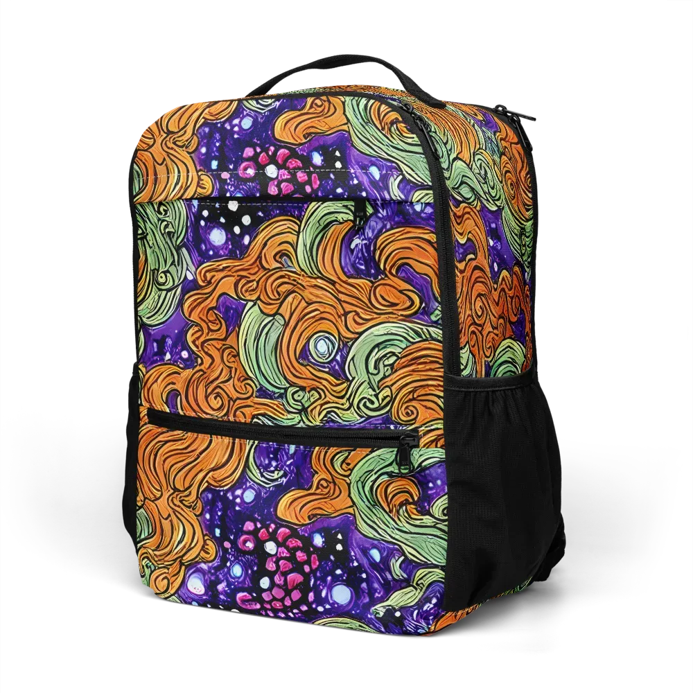 Magma Moon on Utility Backpack — Left Front