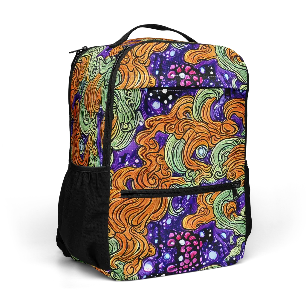 Magma Moon on Utility Backpack — Right Front
