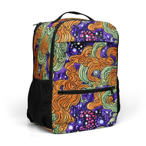 Magma Moon on a Utility Backpack