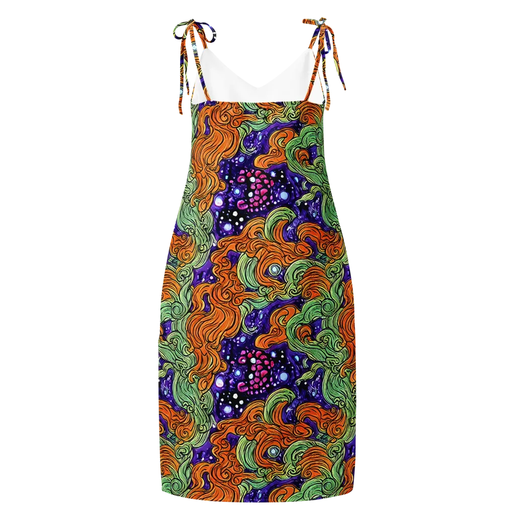 Magma Moon on Slip Dress — Back