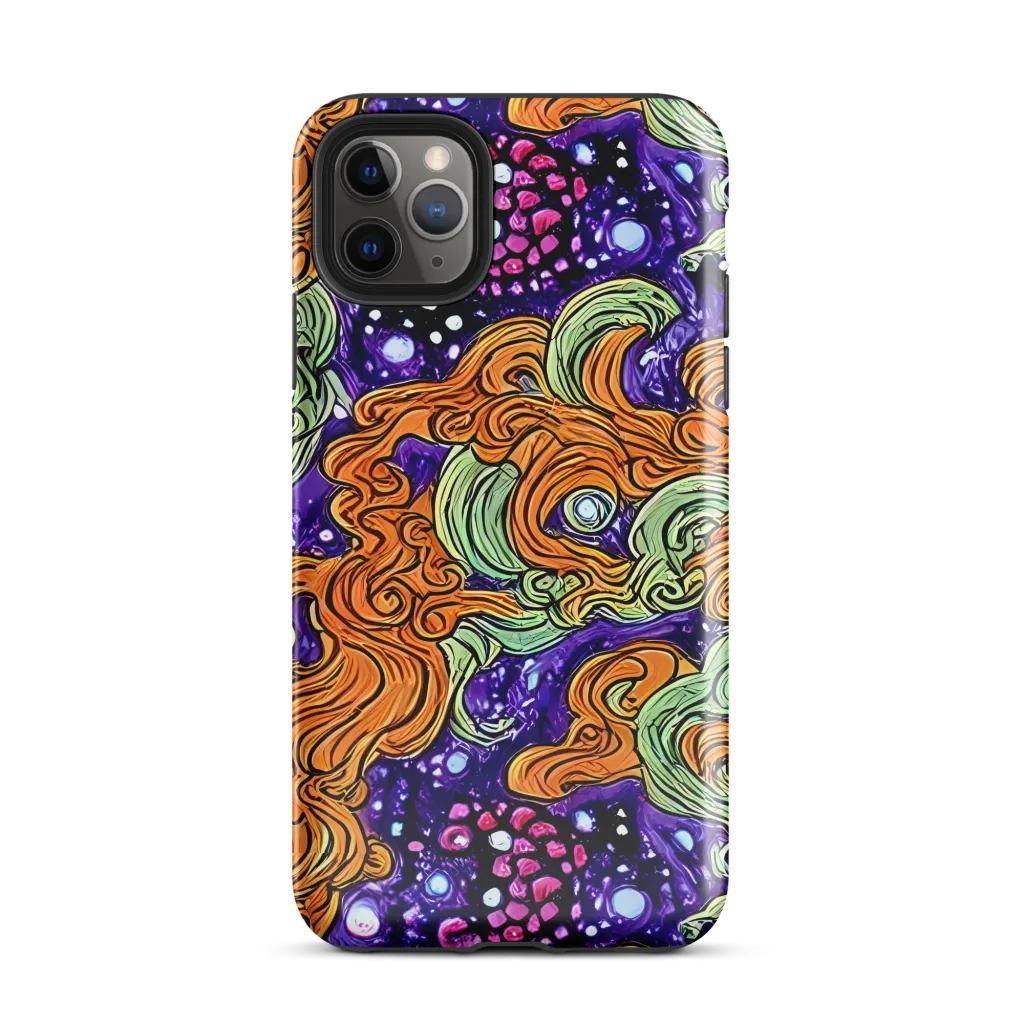 Magma Moon on Tough Case for iPhone® — Front