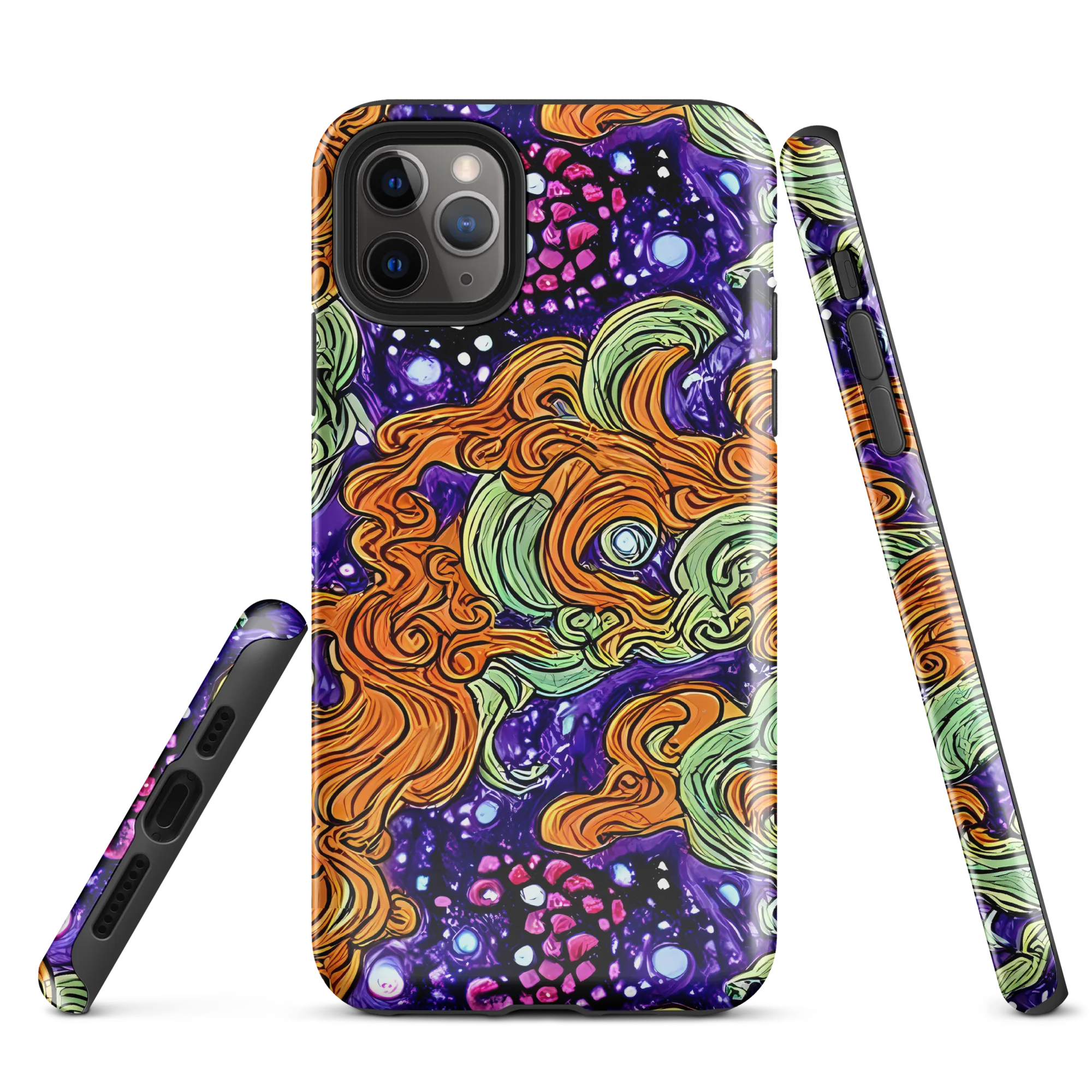 Magma Moon on Tough Case for iPhone® — Front
