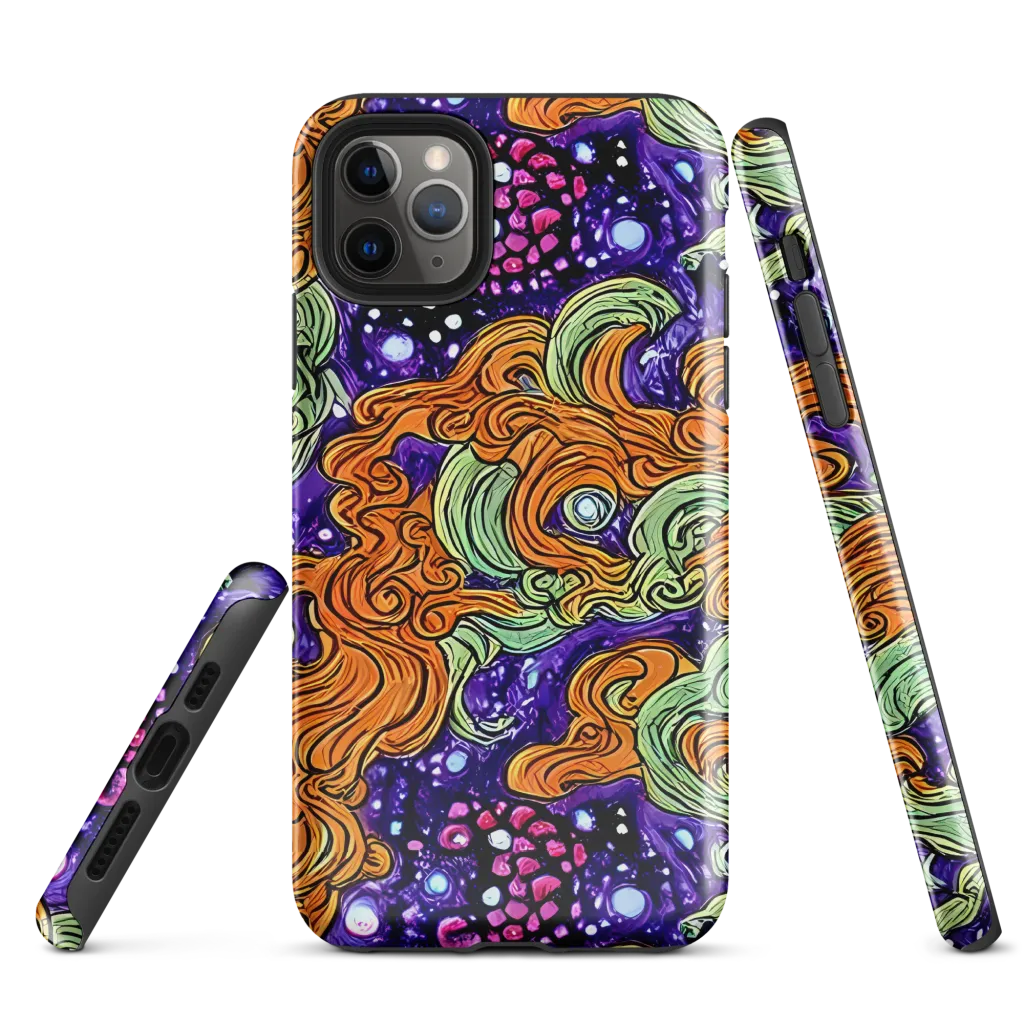 Magma Moon on Tough Case for iPhone® — Front