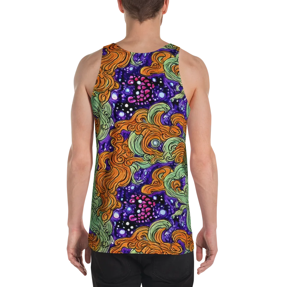 Magma Moon on Men's Tank Top — Back