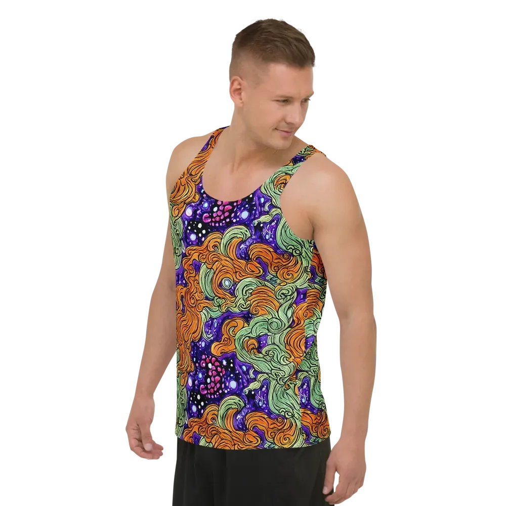 Magma Moon on Men's Tank Top — Left Front