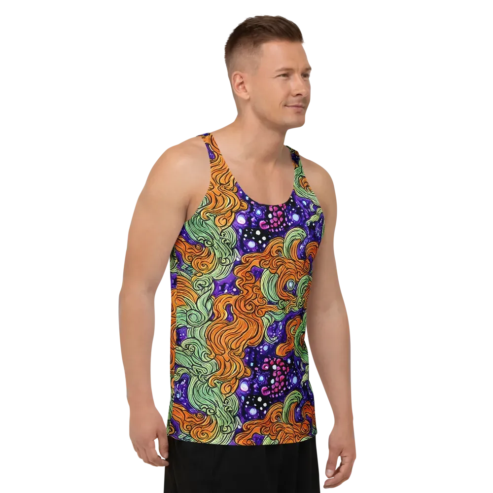 Magma Moon on Men's Tank Top — Right Front