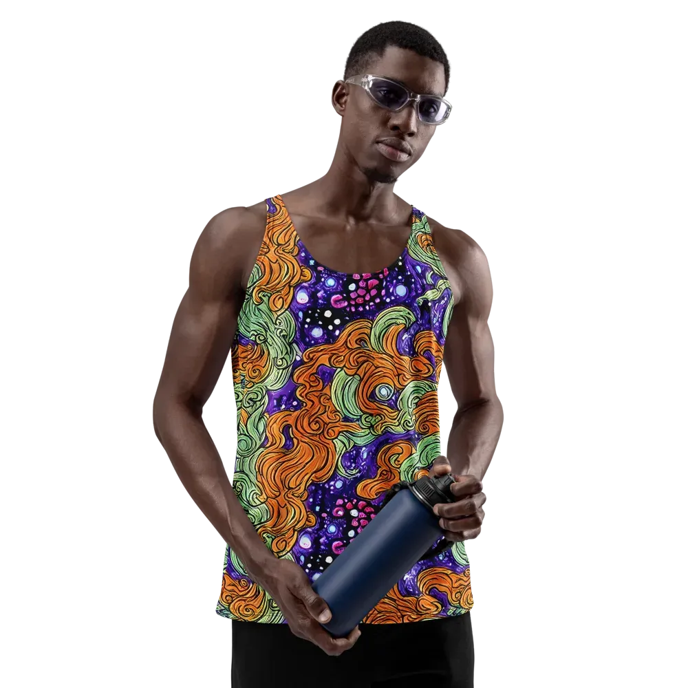 Magma Moon on Men's Tank Top — Front