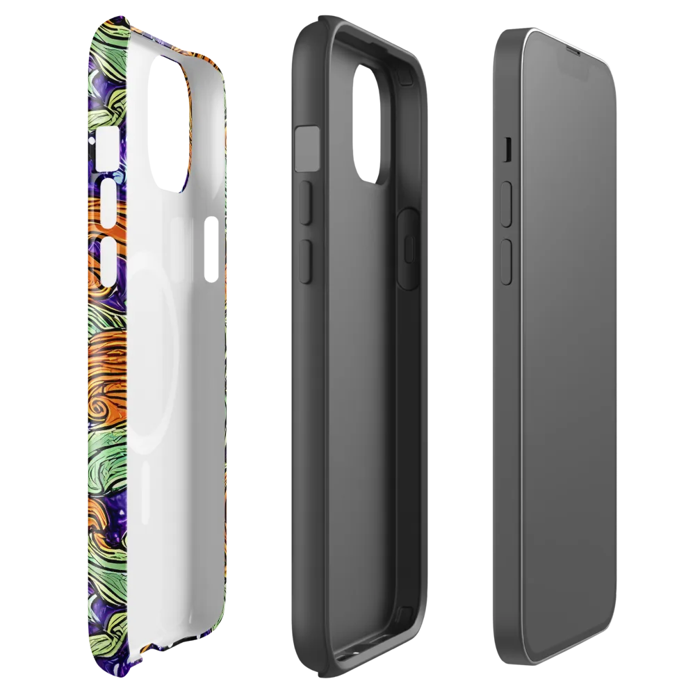 Magma Moon on MagSafe Tough Case for iPhone® — Front