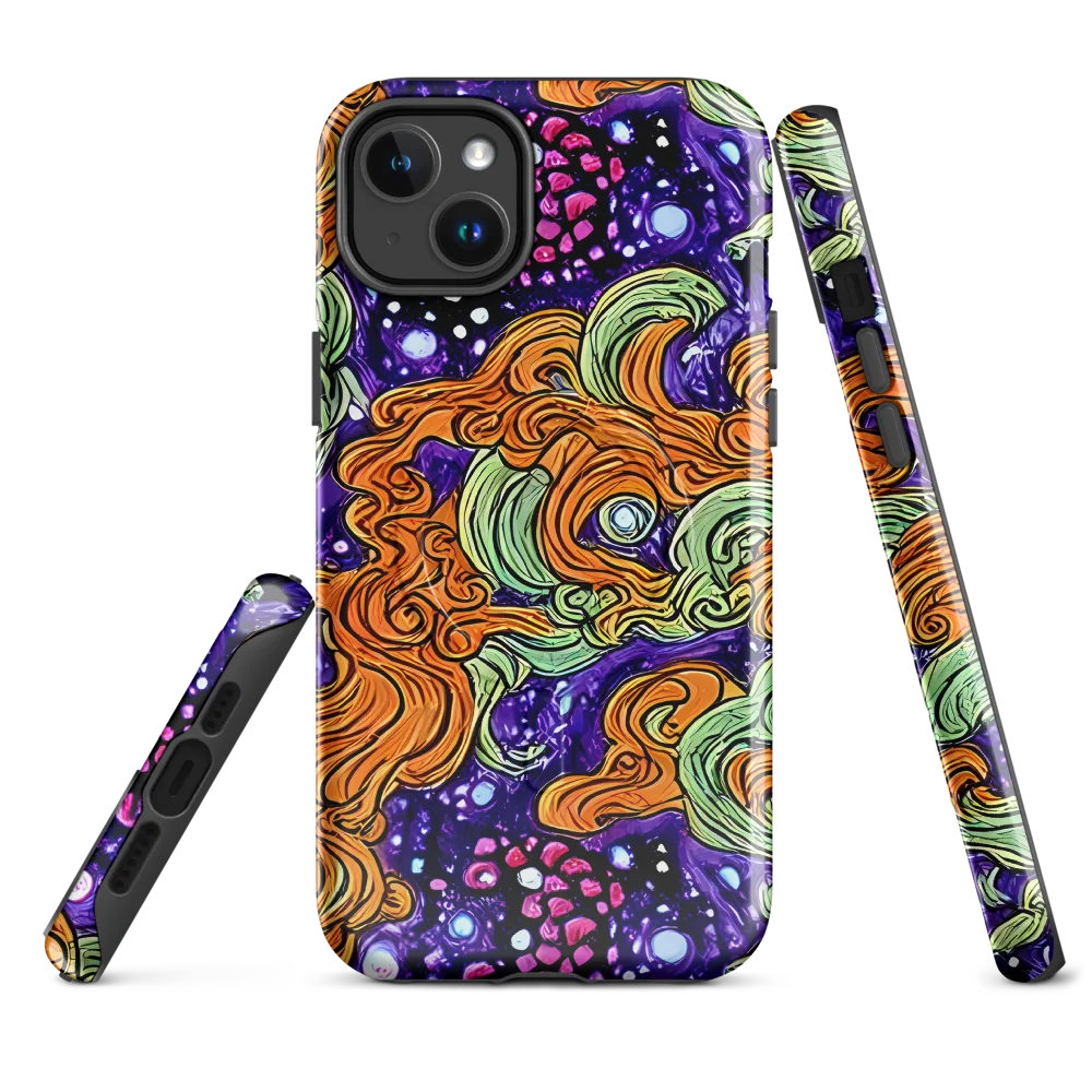 Magma Moon on MagSafe Tough Case for iPhone® — Front