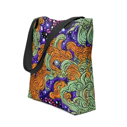 Magma Moon on a Tote Bag