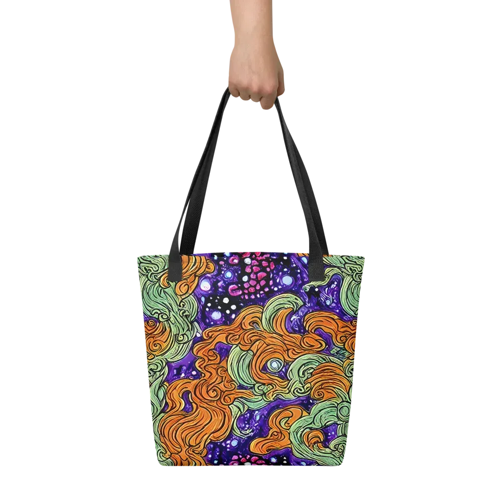 Magma Moon on Tote Bag — Front