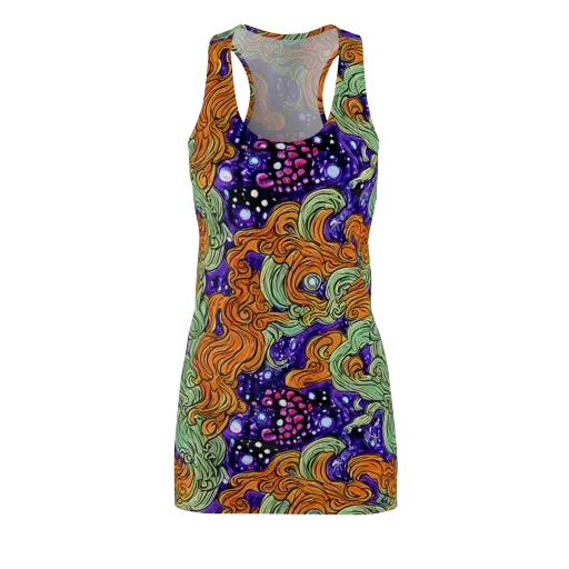 Magma Moon on a Racerback Dress