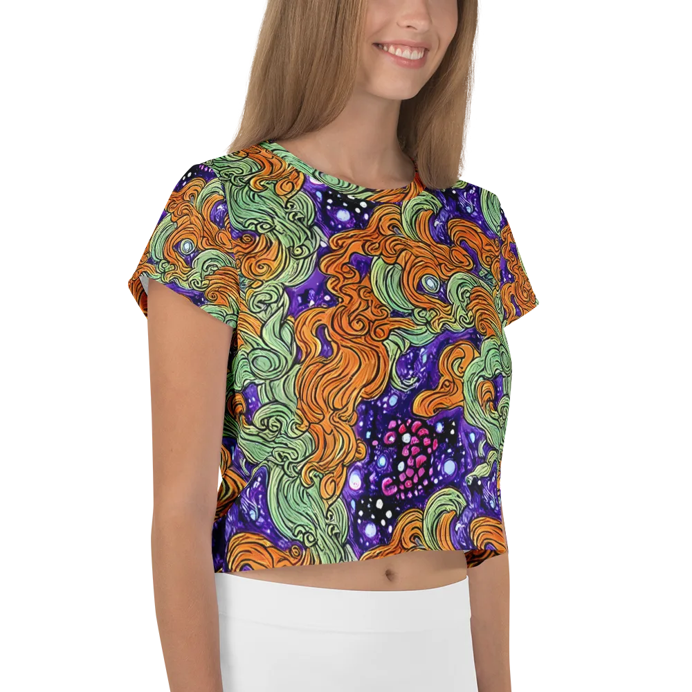 Magma Moon on Crop Tee — Right