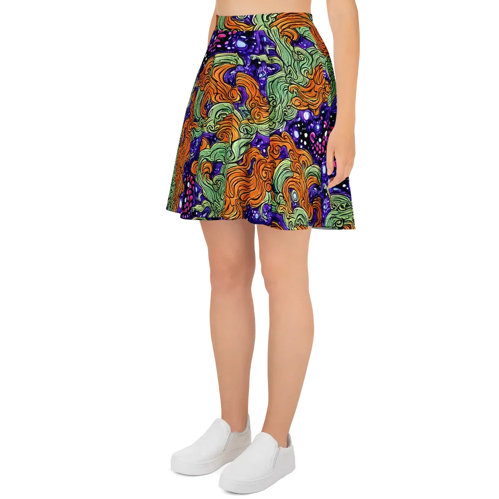 Magma Moon on Skater Skirt — Left