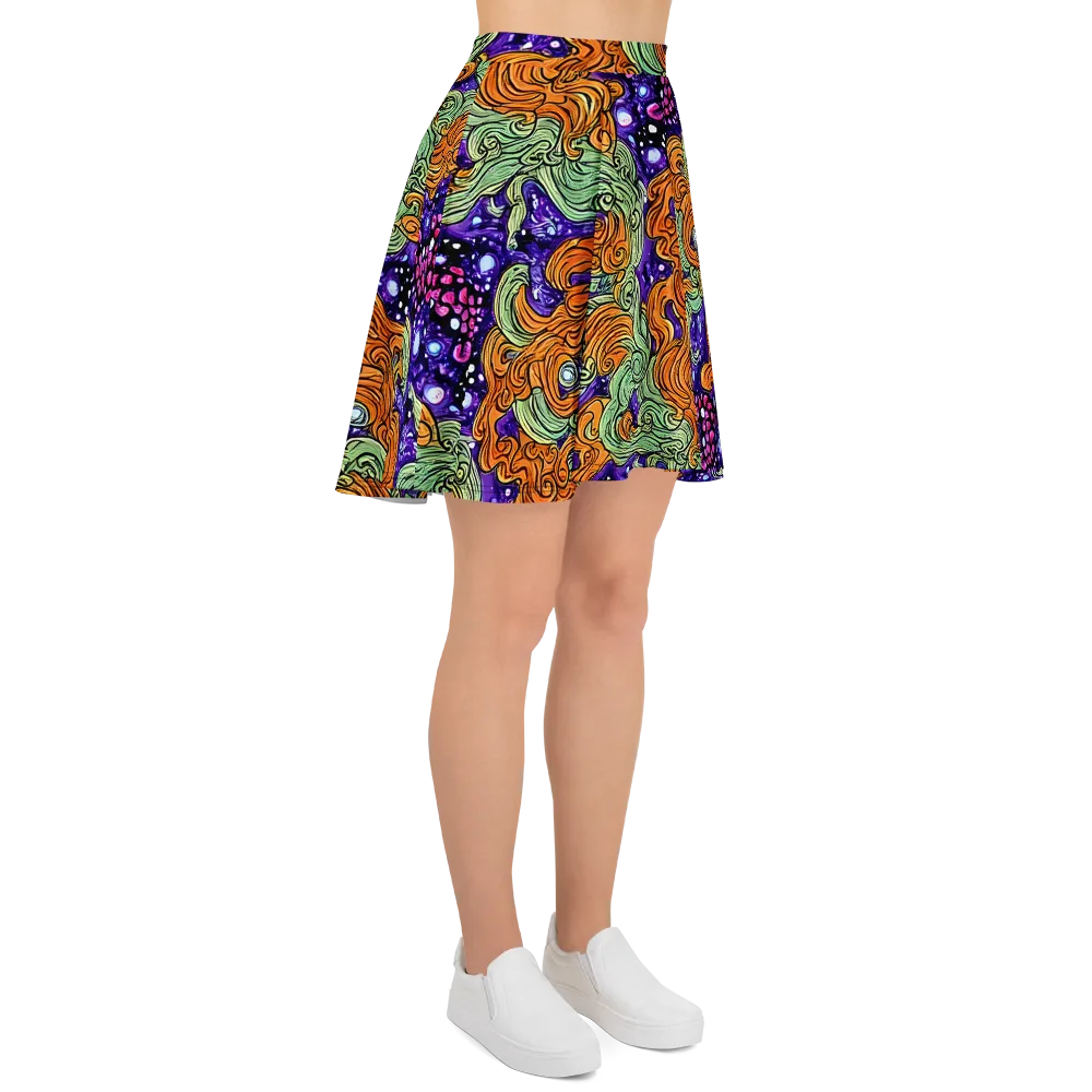 Magma Moon on Skater Skirt — Right